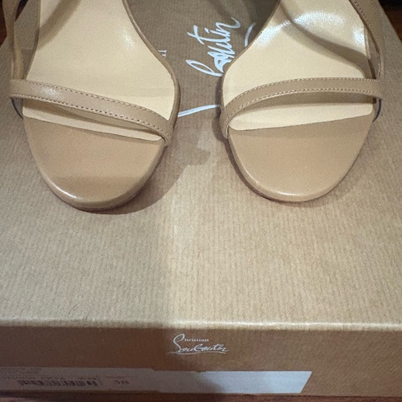 Louboutin Rosalie 100 MM Leather Sandals - Picture 10 of 16